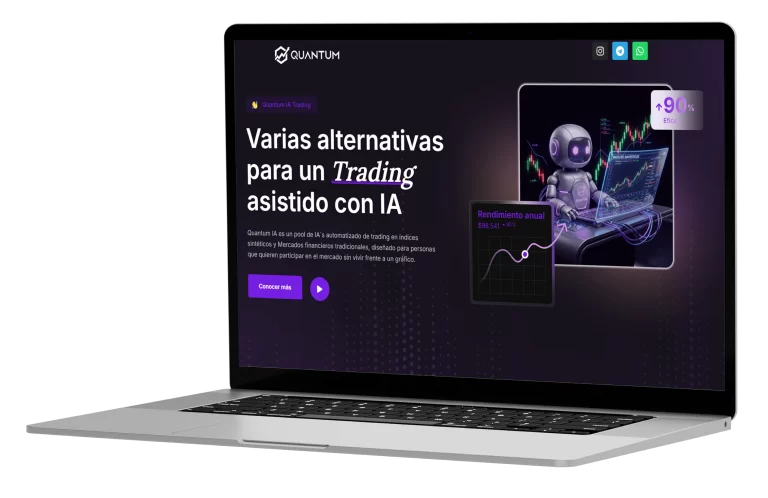 Quantum Landing page